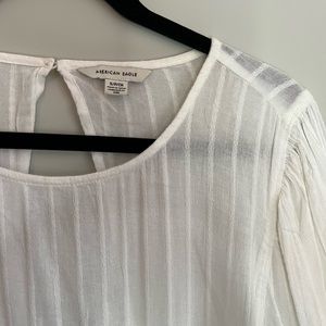 American Eagle white long sleeve dress shirt